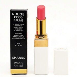NIB CHANEL n918 Rouge Coco Baume in Pink